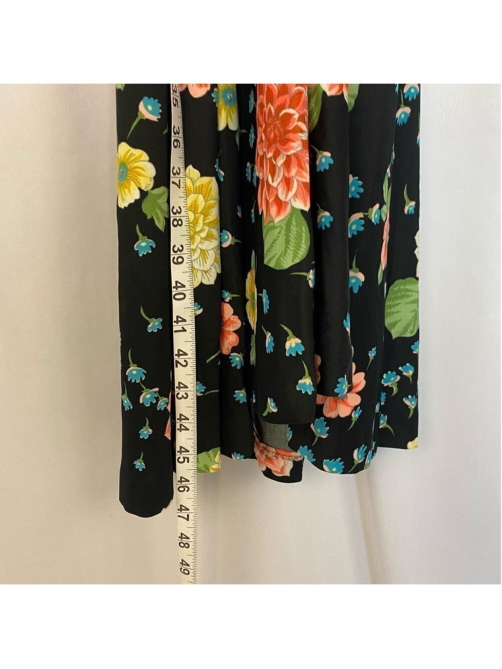 Vintage Designer Lillie Rubin Floral Halter Midi Dress Women’s XS-S Retro - Picture 5 of 14